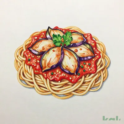 【大盛】蒸し鶏とトロトロなすのピリ辛アラビアータ
