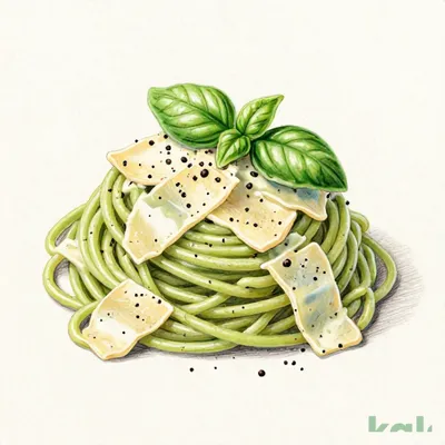 [Large] Pesto Cream Sauce with Pecorino