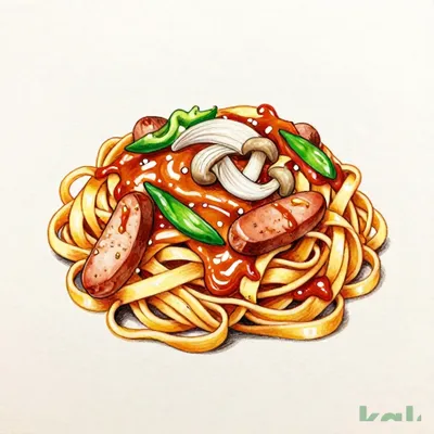 ５８（フィットチーネ）ナポリタン