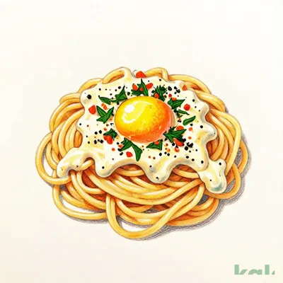 明太カルボナーラ