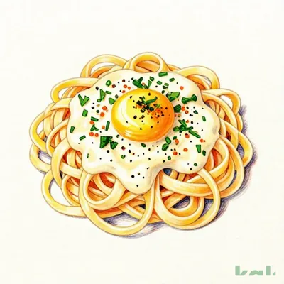 67 (Fettuccine) Mentaiko Carbonara