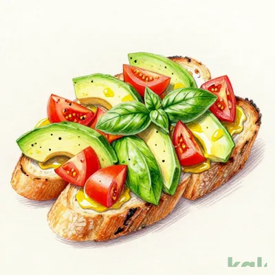 Limited Edition: Tomato and Avocado Bruschetta