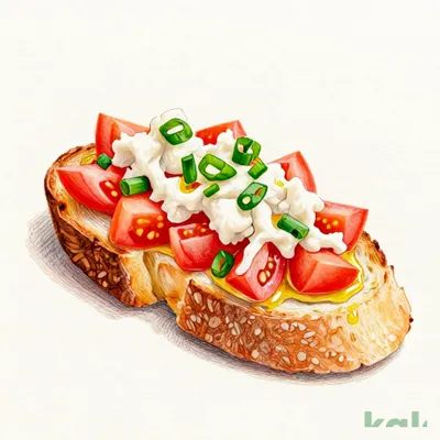 Limited Edition: Shirasu and Tomato Bruschetta