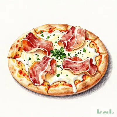 209 Prosciutto and Cream Cheese Pizza
