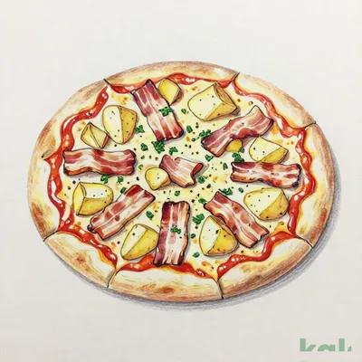 213 German Potato Pizza