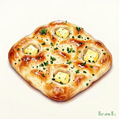 All-You-Can-Eat Salted Margarine Focaccia