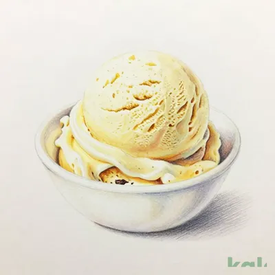アイスクリーム　バニラ