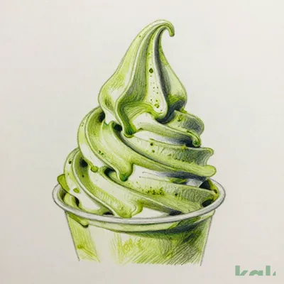 Matcha Mini Soft Serve