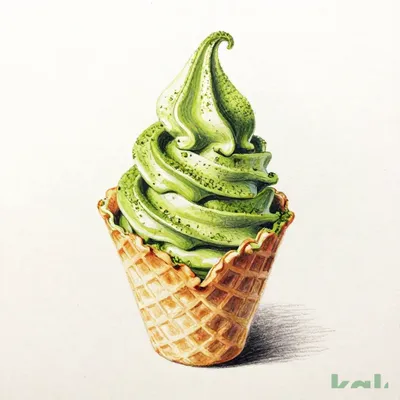 Matcha Soft Serve