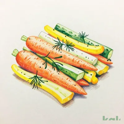 ≪前菜バイキング≫彩り野菜のピクルス　ディル風味（１００ｇ）