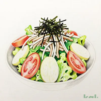 釜揚げしらすと大根の和風サラダ（ドレッシング別）