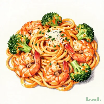 Shinanocho Limited 20 (Fettuccine) [Large Serving] Rich Lobster Sauce with Plump Shrimp