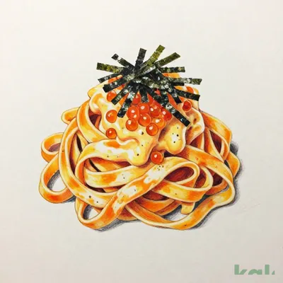 ≪信濃町店限定≫０３（フィットチーネ）【大盛】”うにといくら”の濃厚うにクリームパスタ