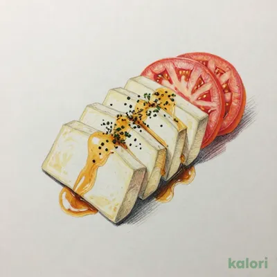 Tomato and Tofu Carpaccio with Shio Koji (Appetizer Buffet)