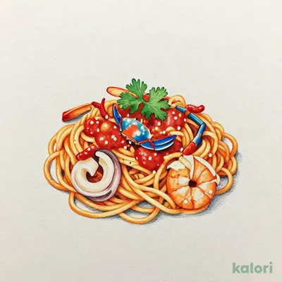 ≪ユニバーサルシティ店限定≫（フィットチーネ）ワタリガニと魚介のアラビアータ