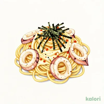 Half & Half Set: Squid with Mentaiko Cream Sauce
