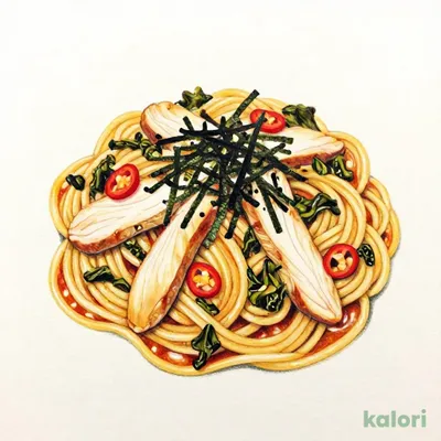 Half & Half Set: Spicy Mustard Greens and Chicken Pasta