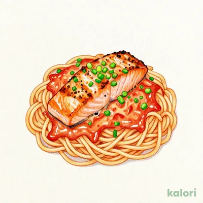 Seared Fatty Salmon Tomato Cream Pasta (Half & Half Set)