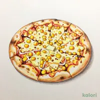 夏期間限定　コーンバター醤油ピザ