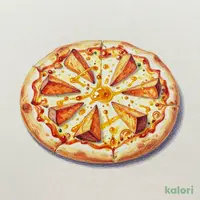 秋期間限定　チーズとおさつのハニーピザ