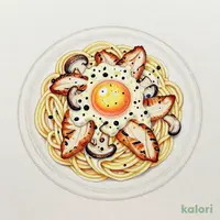 ≪お月見フェア≫グリルチキンときのこの和風カルボナーラ