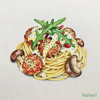 ≪今治新都市店限定≫愛媛産じゃこ天ときのこのレモンクリームパスタ