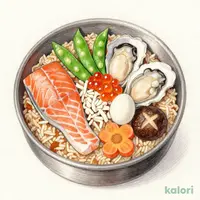 海鮮かき五目釜飯
