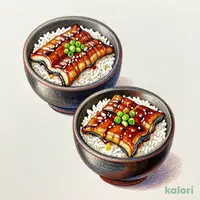 うなぎ食べ比べセット（醤油・ワサビ）