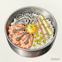 しらすと桜エビの釜飯
