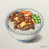 ハンバーグKIDS釜飯