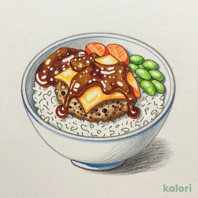 ハンバーグKIDS釜飯