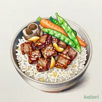 ランチ和牛ごぼう釜飯