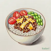 肉倍 タコスミート釜飯