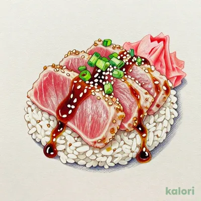 胡麻だれマグロ重