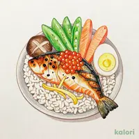鯛と鮭ハラスの釜飯
