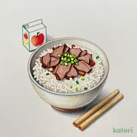 お子様カルビ丼セット