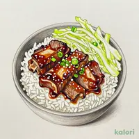 Sacchan's Kalbi (Beef Short Rib) Rice Bowl, Regular