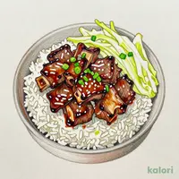 さっちゃんのカルビ丼(元祖盛)