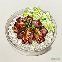 さっちゃんのカルビ丼（大）