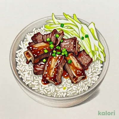 さっちゃんのカルビ丼（大）