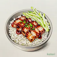 Daeji Kalbi (Pork Short Rib) Rice Bowl, Original Size