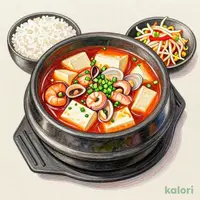 海鮮スン豆腐定食