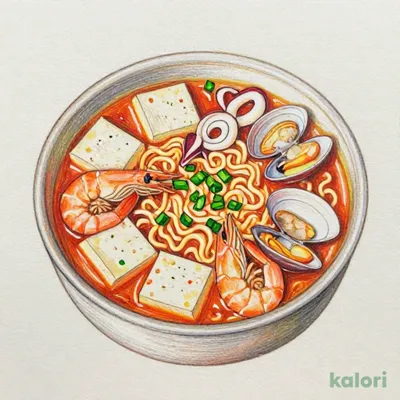 海鮮ラーメンスン豆腐