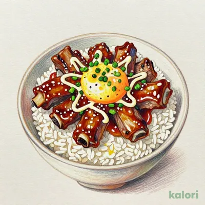 温玉カルビ丼（元祖盛）