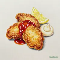 甘辛ソース付きから揚げ(3つ)