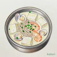 White Seafood Ramen Sundubu (Spicy Tofu Stew)