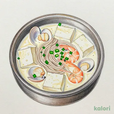 白海鮮ラーメンスン豆腐