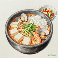 白海鮮ラーメンスン豆腐定食