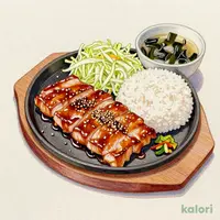 肉厚鉄板トンテキ定食