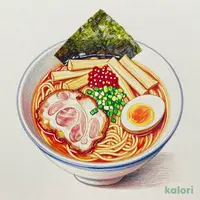赤河童ラーメン(味玉入り)